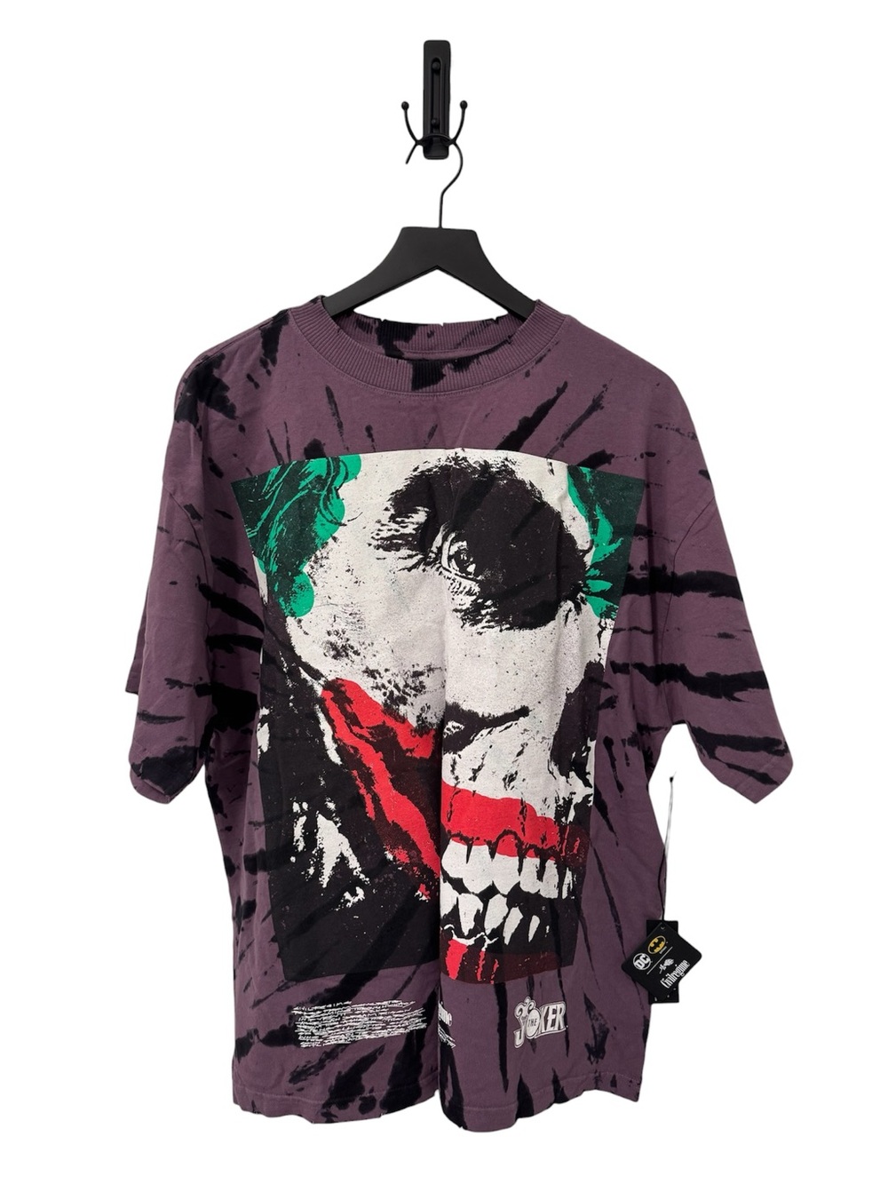 NEW CIVIL REGIME X BATMAN The Joker ‘It’s All About the Message’ Graphic T-Shirt